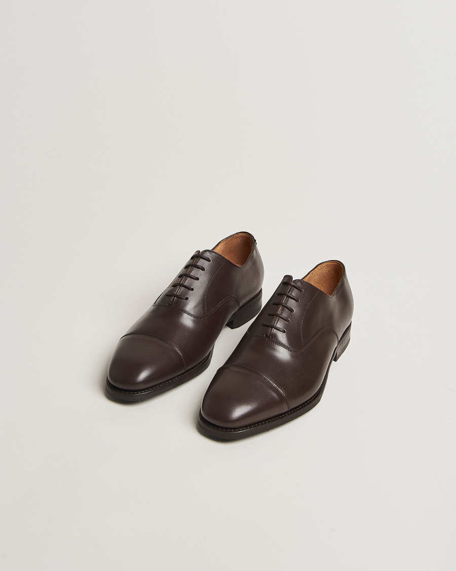 Men | Oxford Shoes | Myrqvist | Äppelviken Oxford Dark Brown Calf
