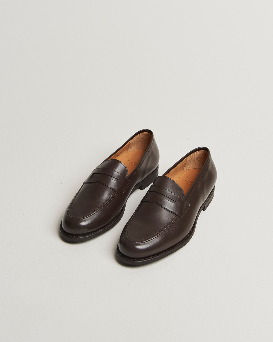 Men | Loafers | Myrqvist | Stenhammar II Loafer Dark Brown Calf