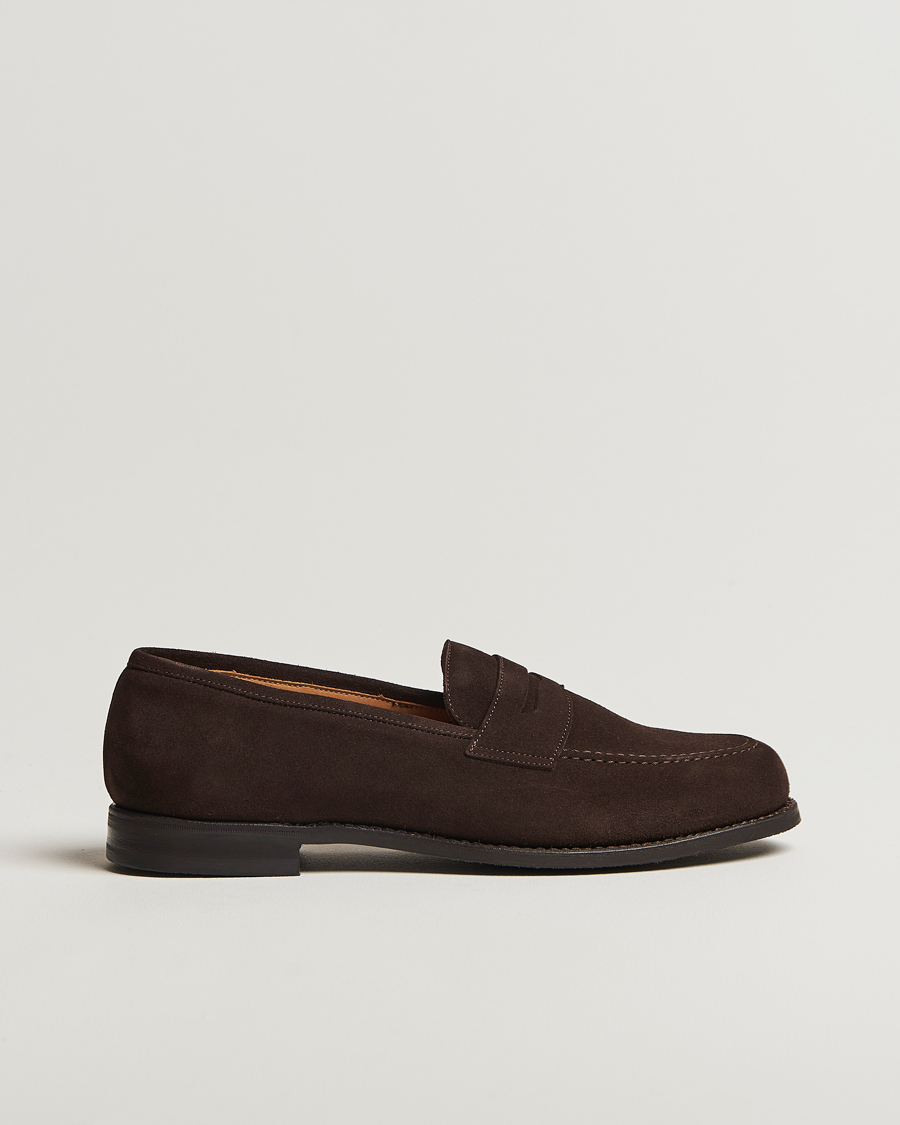 Men | Loafers | Myrqvist | Stenhammar II Loafer Dark Brown Suede