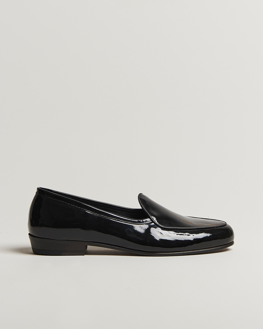 Men | Patent-Leather Shoes | Myrqvist | Ängby Patent Loafer Black
