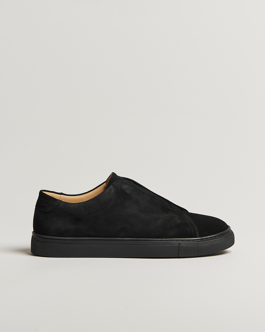 Men | Sneakers | Myrqvist | Alnö Sneakers Black Suede