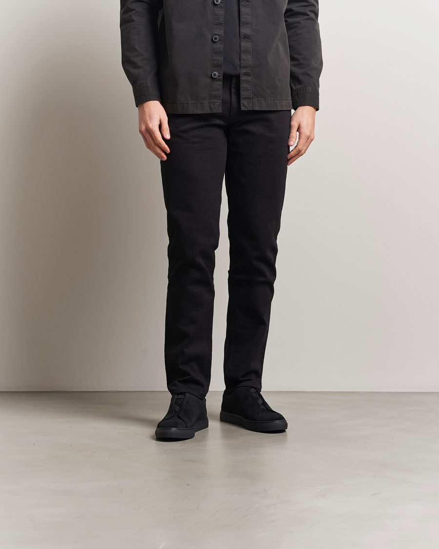 Men | Sneakers | Myrqvist | Alnö Sneakers Black Suede