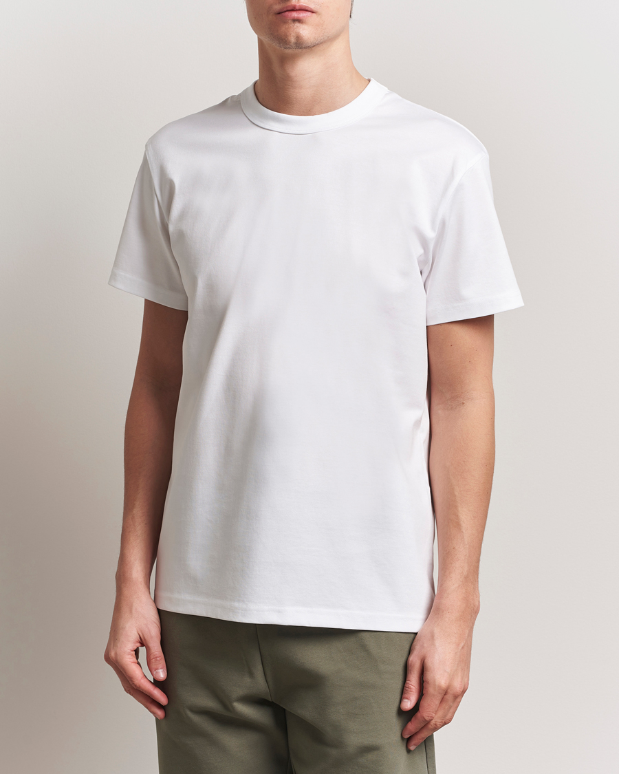 Men | T-Shirts | Bread & Boxers | Pima Cotton Crew Neck T-Shirt White