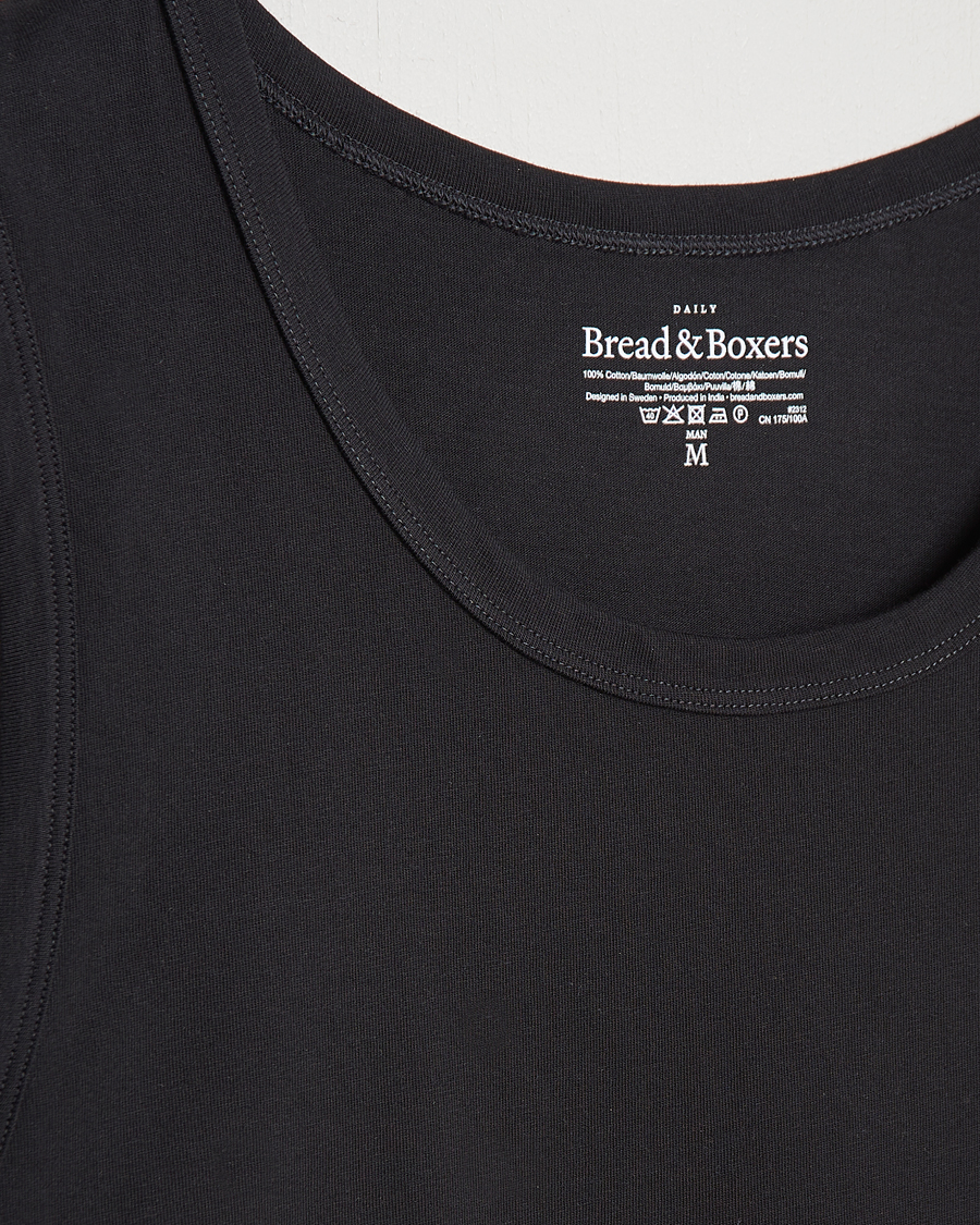 Men | T-Shirts | Bread & Boxers | Relaxed Tank Top Black