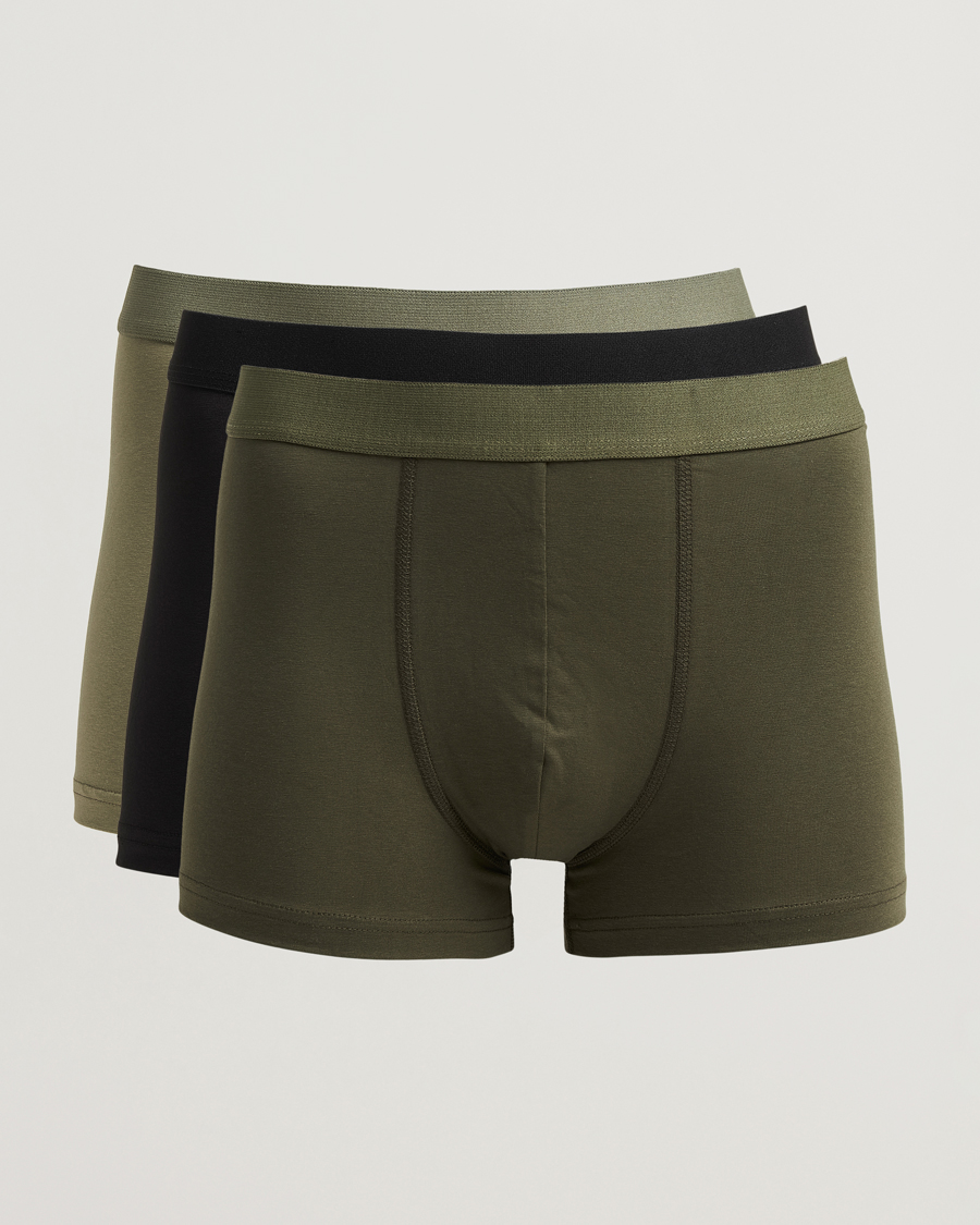 Men | Underwear & Socks | Bread & Boxers | 3-Pack Boxer Brief Khaki/Green/Black