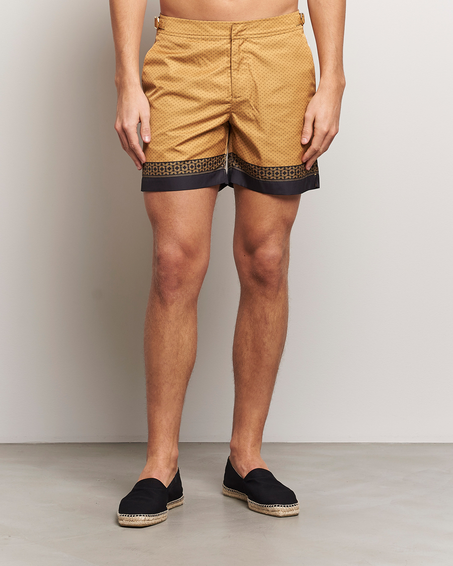 Men | Swimwear | Orlebar Brown | Bulldog Gold Bullion Swimshorts Gold/Black