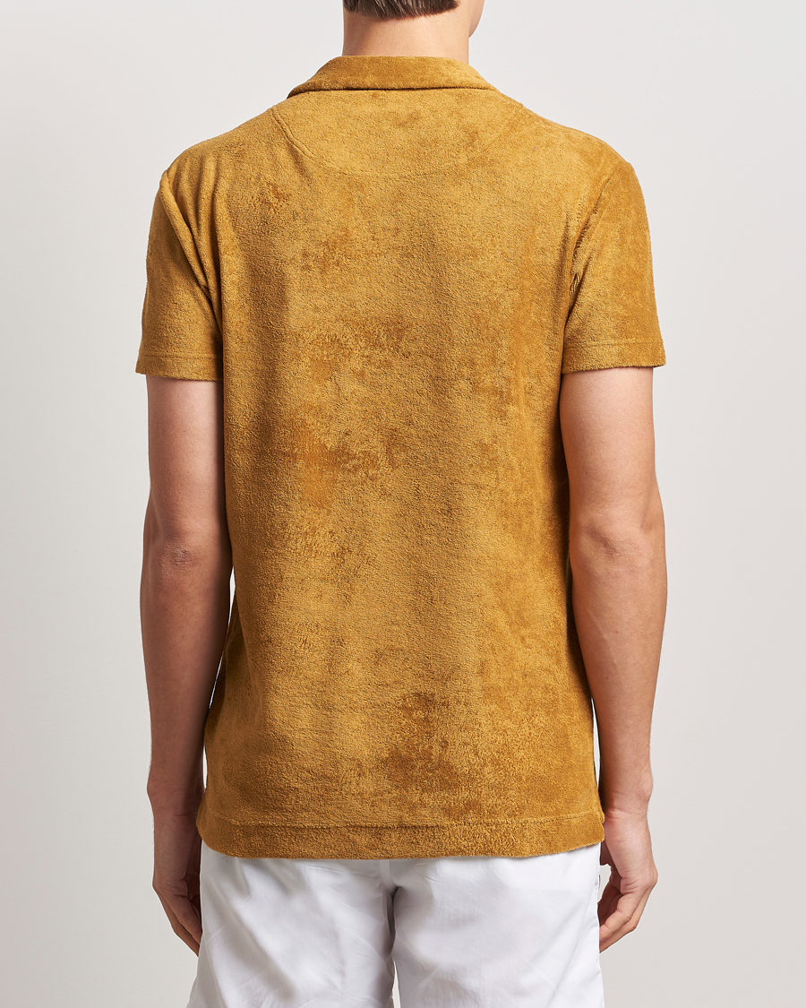 Men | Polo Shirts | Orlebar Brown | Terry 007 Polo Gold