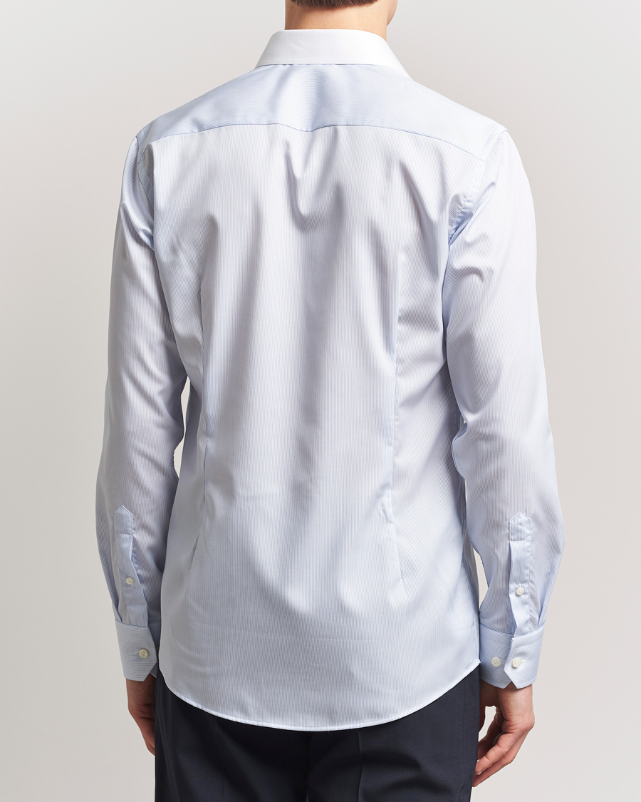 Men | Shirts | Eton | Slim Fit Fine Twill Shirt Light Blue