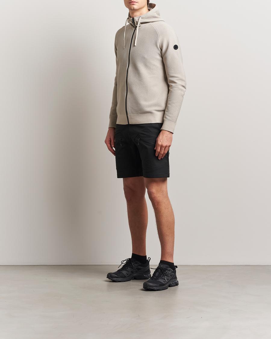 Men | Sweaters & Knitwear | Sail Racing | Element Seamless Hooded Full Zip Sand