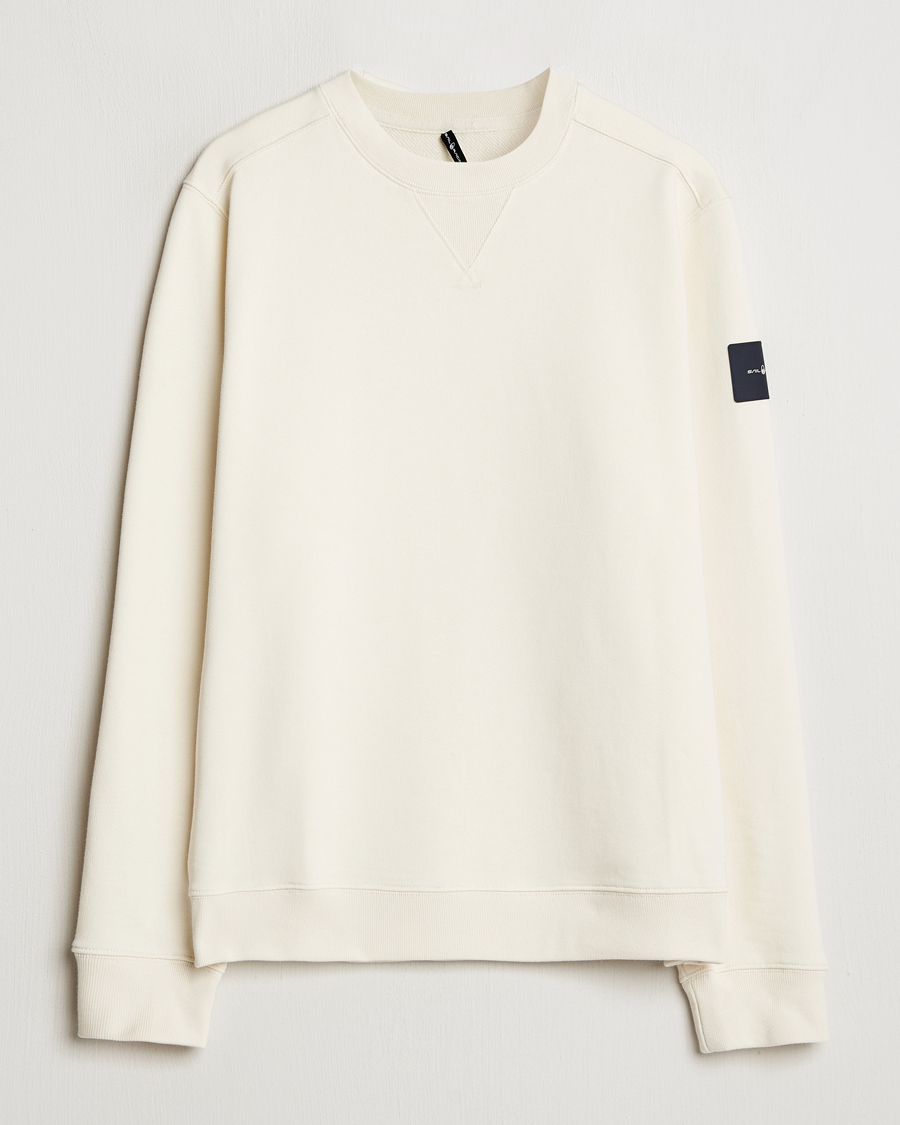 Men | Sweaters & Knitwear | Sail Racing | Wind Crew Neck Sweatshirt Off White