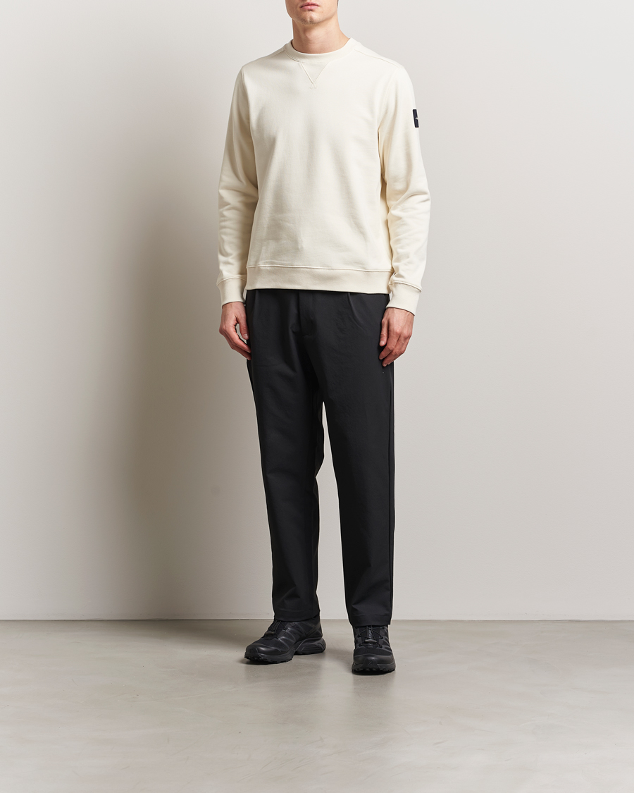 Men | Sweaters & Knitwear | Sail Racing | Wind Crew Neck Sweatshirt Off White