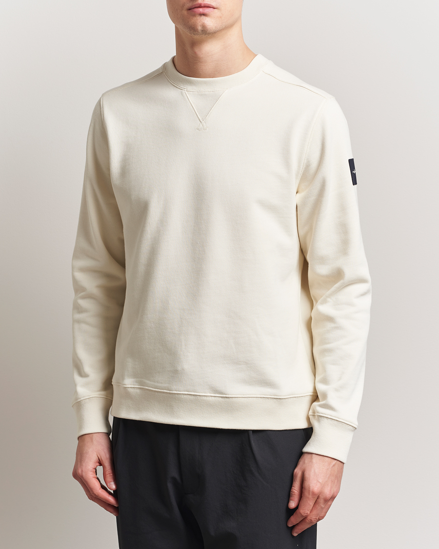 Men | Sweaters & Knitwear | Sail Racing | Wind Crew Neck Sweatshirt Off White