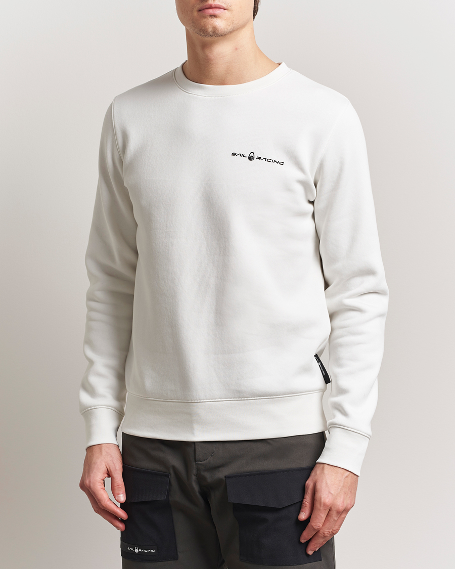 Men | Sweaters & Knitwear | Sail Racing | Bowman Crew Neck Sweatshirt Storm White