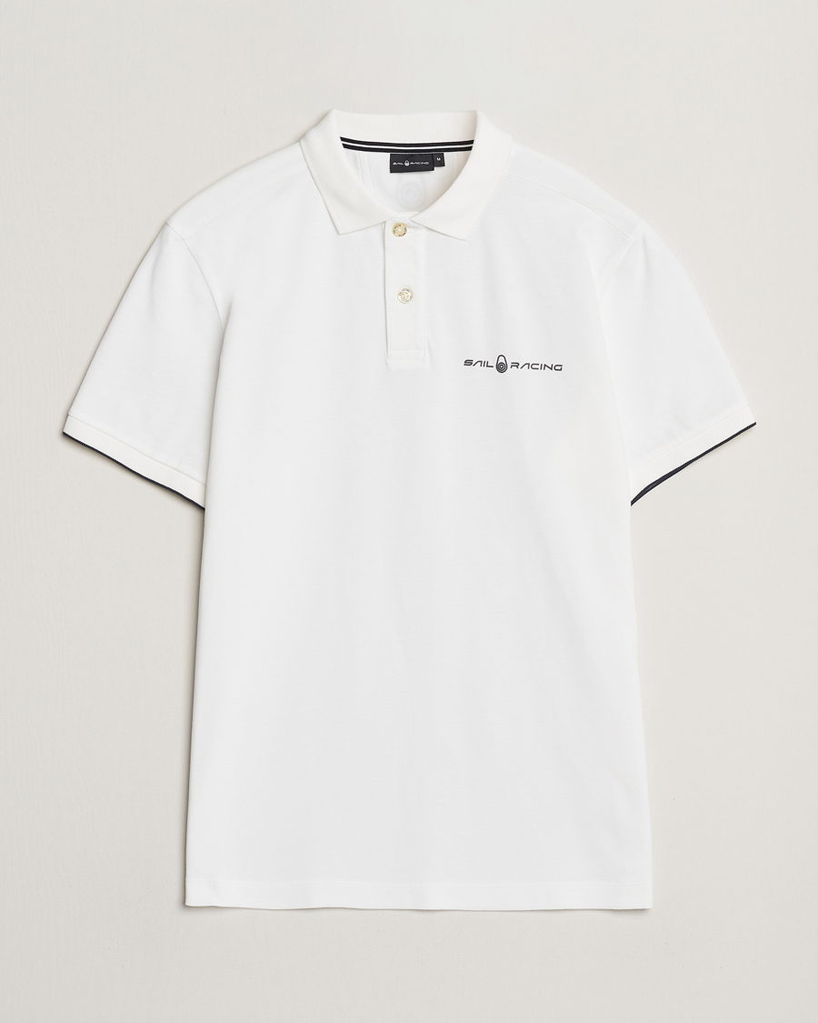 Men | Polo Shirts | Sail Racing | Bowman Polo White