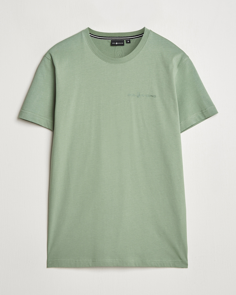 Men | T-Shirts | Sail Racing | Bowman Crew Neck T-Shirt Hedge Green