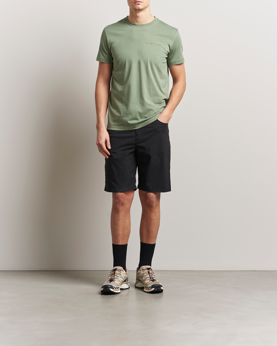 Men | T-Shirts | Sail Racing | Bowman Crew Neck T-Shirt Hedge Green