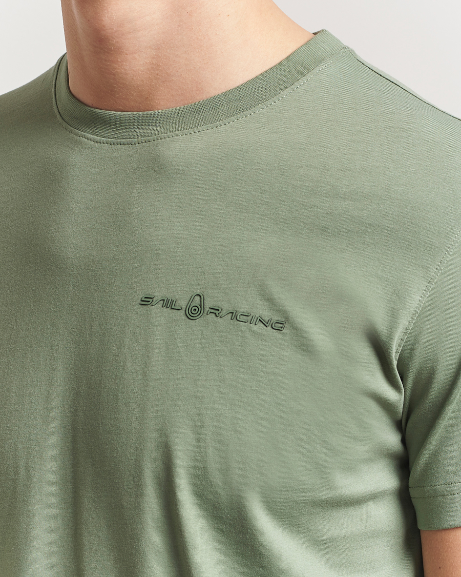 Men | T-Shirts | Sail Racing | Bowman Crew Neck T-Shirt Hedge Green