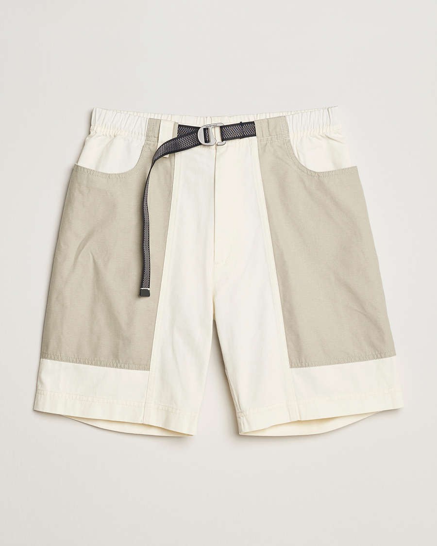 Men | Shorts | Sail Racing | Breeze Cotton Twill Blocked Shorts Off White