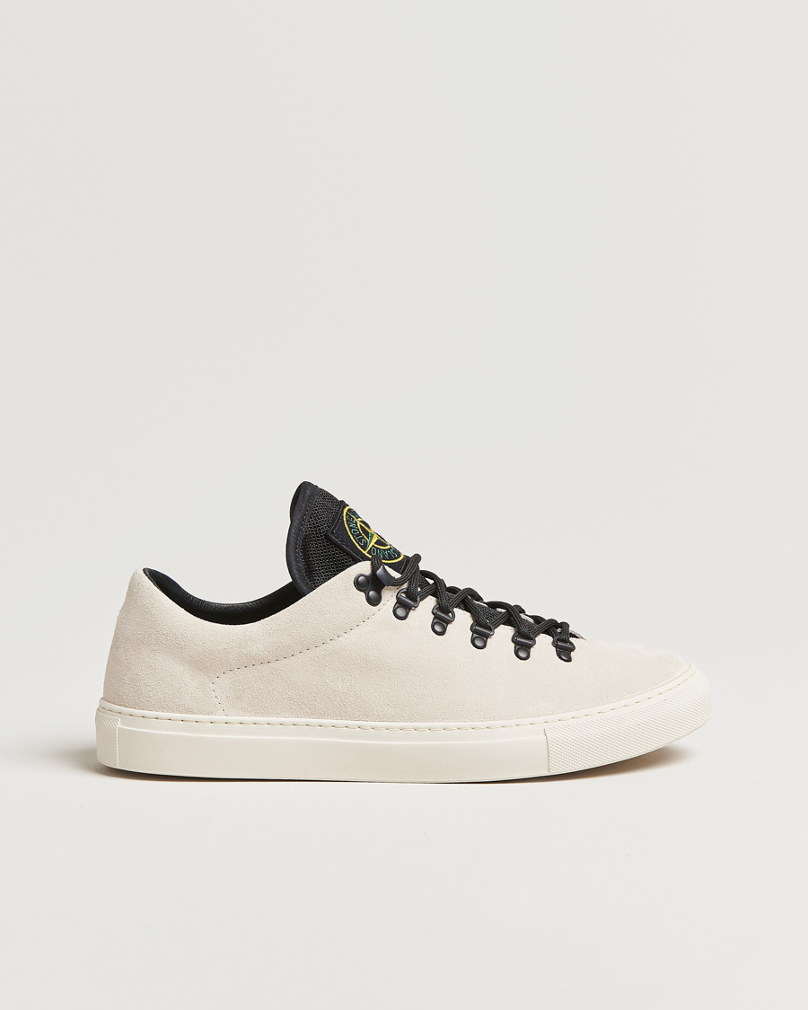 Men | Sneakers | Stone Island | Low Top Suede Sneakers Sand