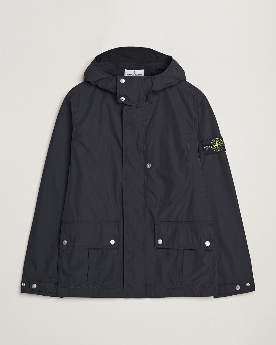 Men | Coats & Jackets | Stone Island | Micro Twill Short Parka Black