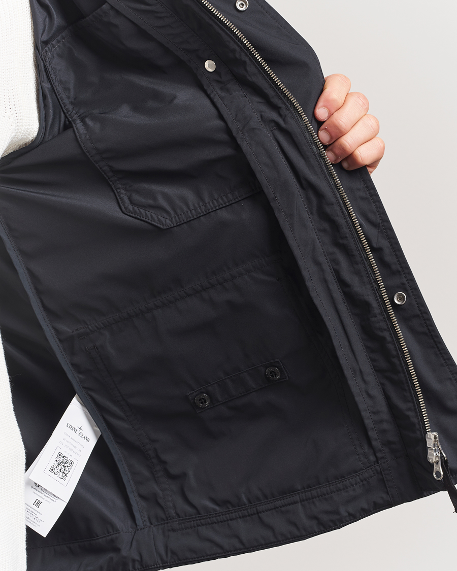 Men | Coats & Jackets | Stone Island | Micro Twill Short Parka Black