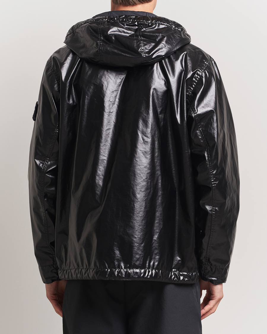 Men | Coats & Jackets | Stone Island | Mussola Gommata Hooded Jacket Black