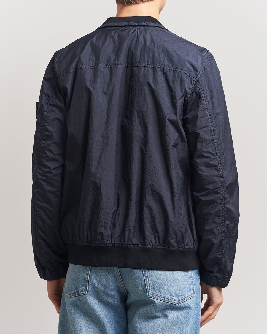 Men | Coats & Jackets | Stone Island | Crinkle Reps Short Jacket Navy Blue