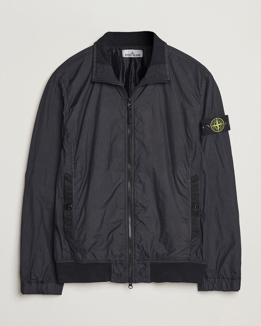 Men | Coats & Jackets | Stone Island | Crinkle Reps Short Jacket Black