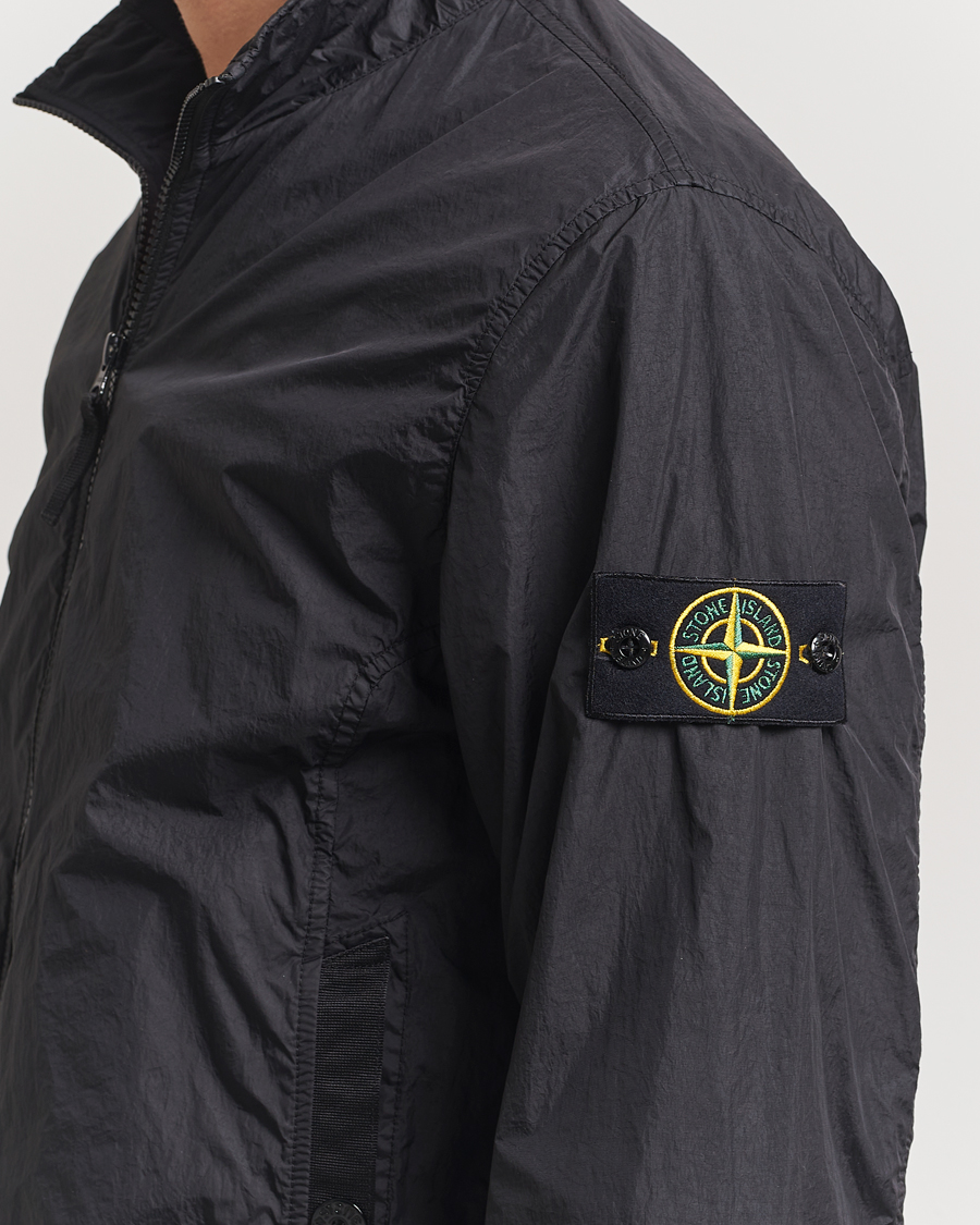 Men | Coats & Jackets | Stone Island | Crinkle Reps Short Jacket Black