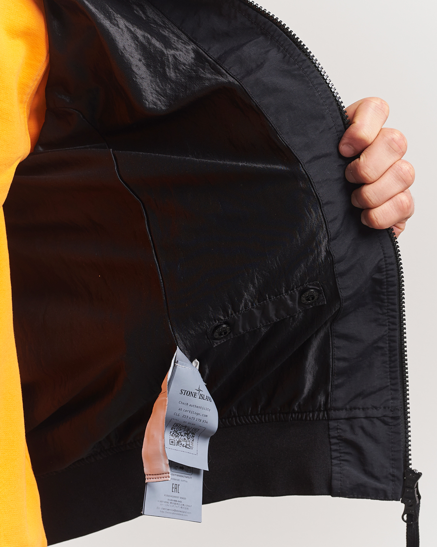 Men | Coats & Jackets | Stone Island | Crinkle Reps Short Jacket Black
