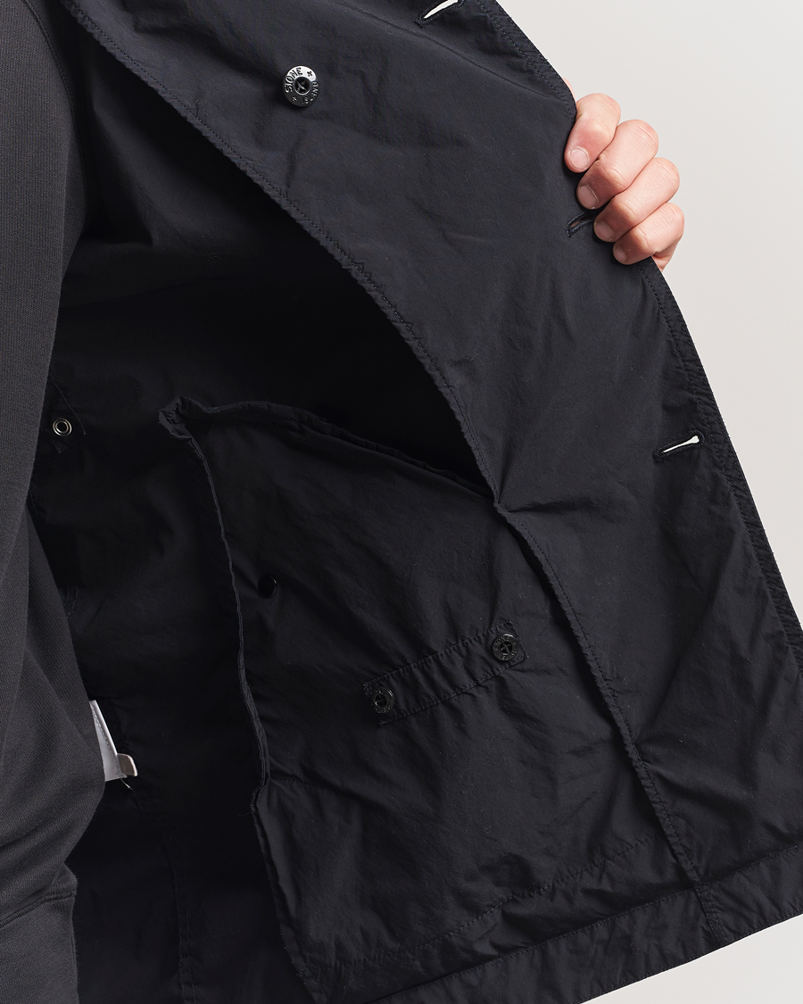 Men | Coats & Jackets | Stone Island | Light Compact Touch Coat Navy Blue