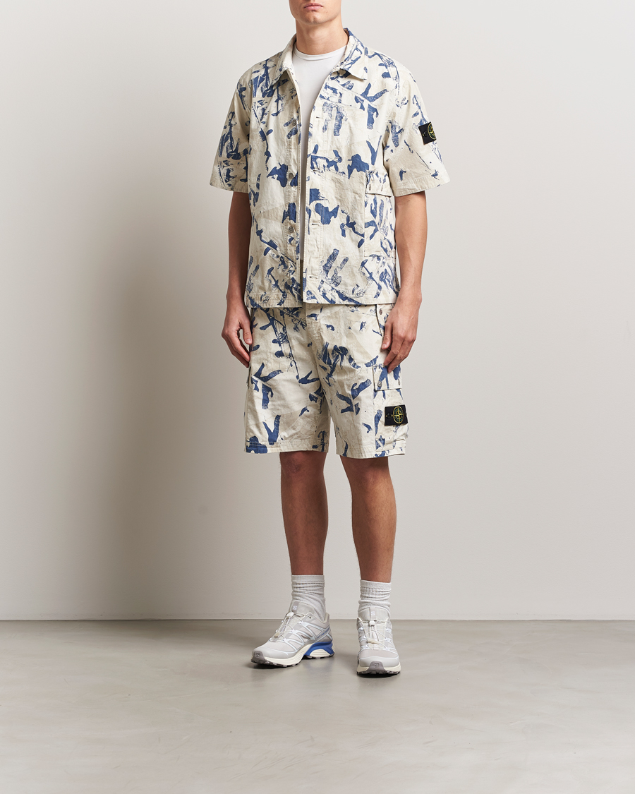 Men | Shorts | Stone Island | Stretch Ripstop Camo Shorts Desert