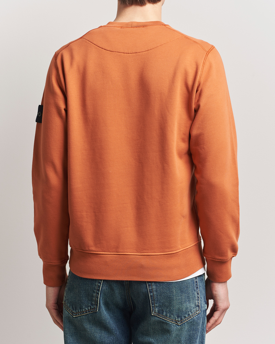 Men | Sweaters & Knitwear | Stone Island | Garment Dyed Fleece Sweatshirt Sienna