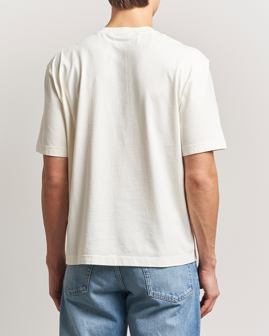 Men | T-Shirts | Stone Island | Combed Organic Cotton T-Shirt Ivory
