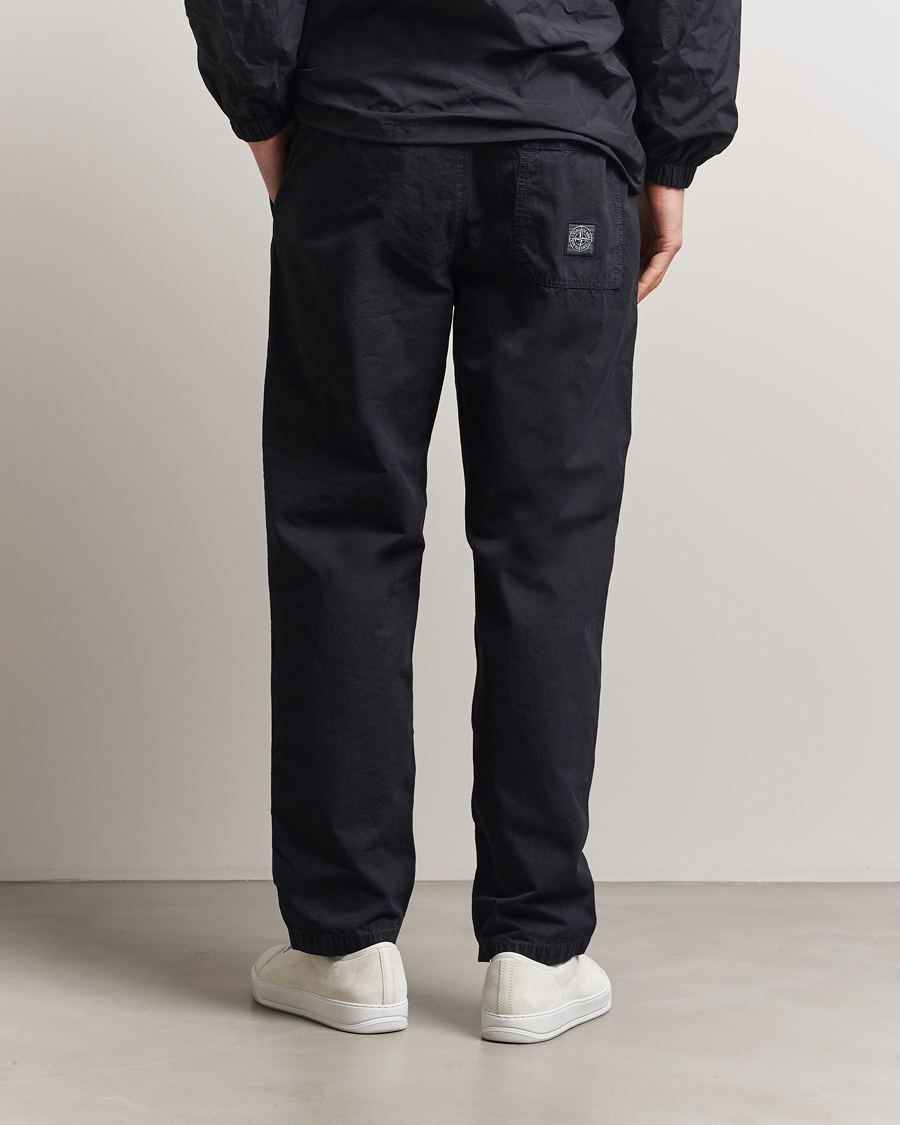 Men | Trousers | Stone Island | Brushed Cotton Canvas Fatigue Pants Navy Blue