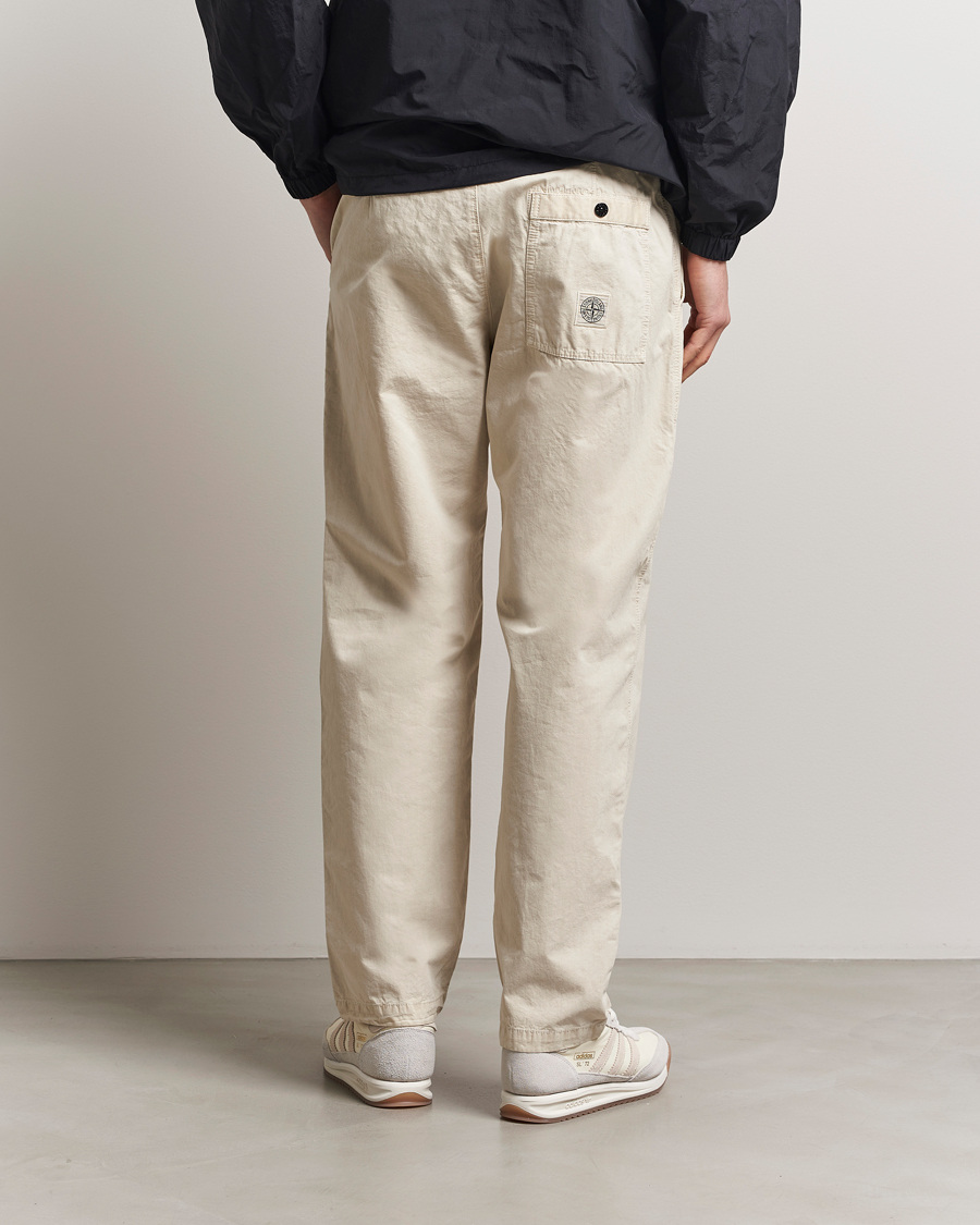 Men | Trousers | Stone Island | Brushed Cotton Canvas Fatigue Pants Sand
