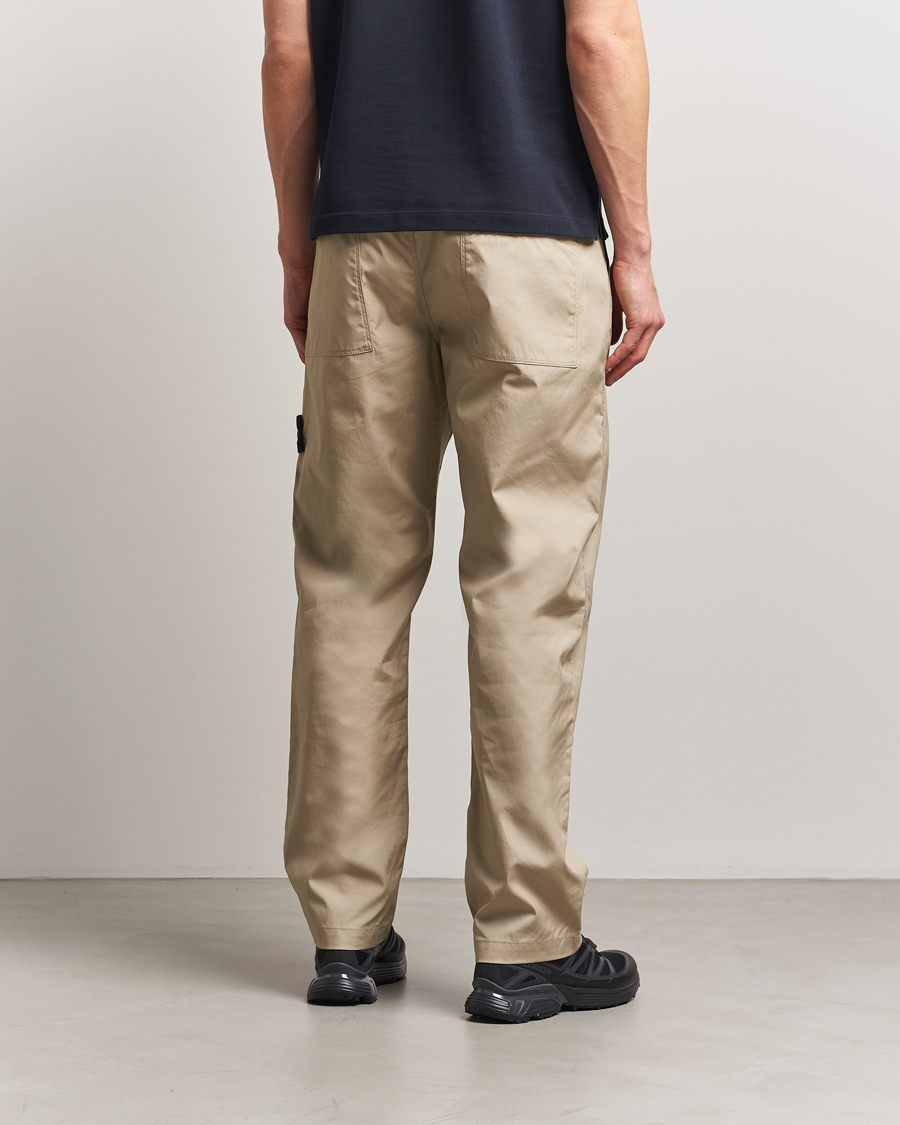 Men | Trousers | Stone Island | Supima Cotton Canvas Pants Desert