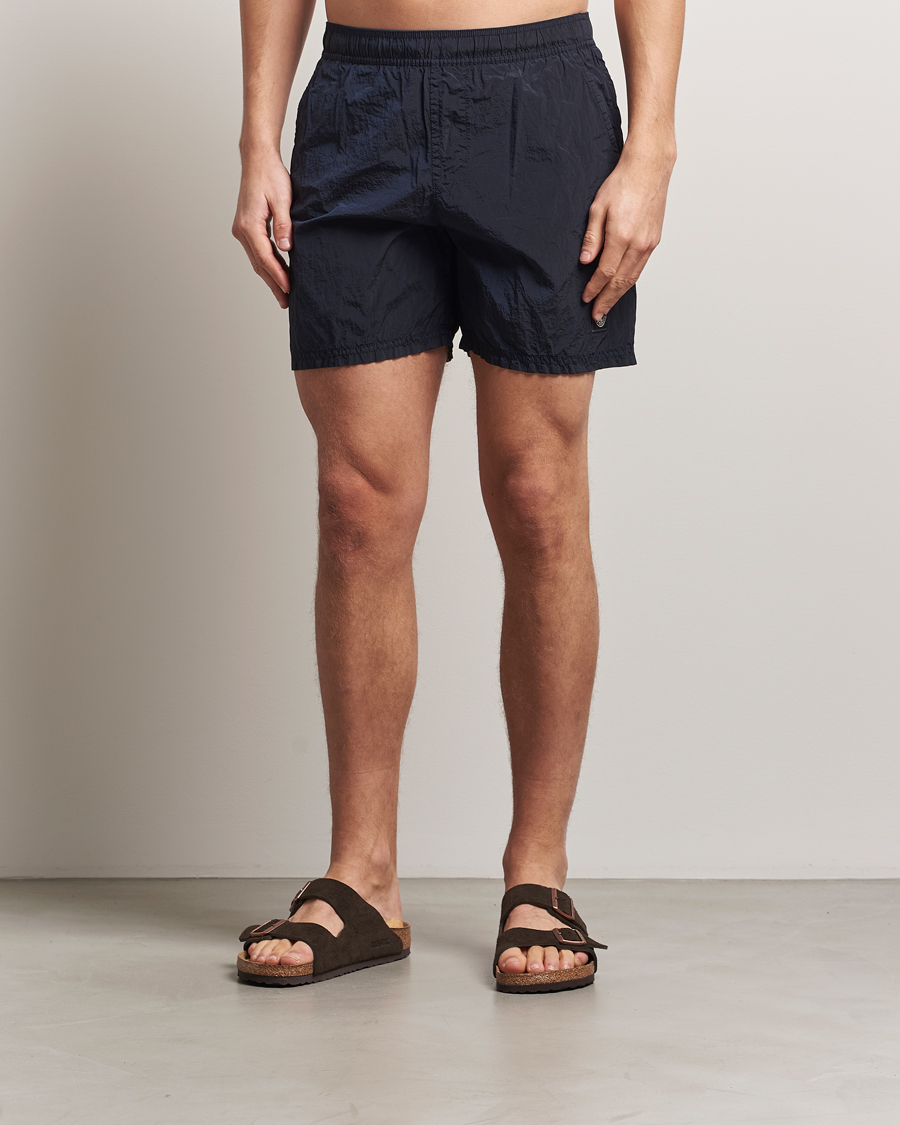 Men | Swimwear | Stone Island | Nylon Metal Econyl Swimshorts Navy Blue