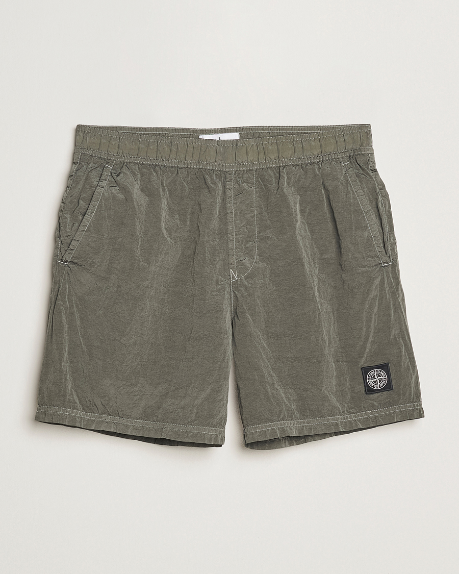 Men | Swimwear | Stone Island | Nylon Metal Econyl Swimshorts Military Green