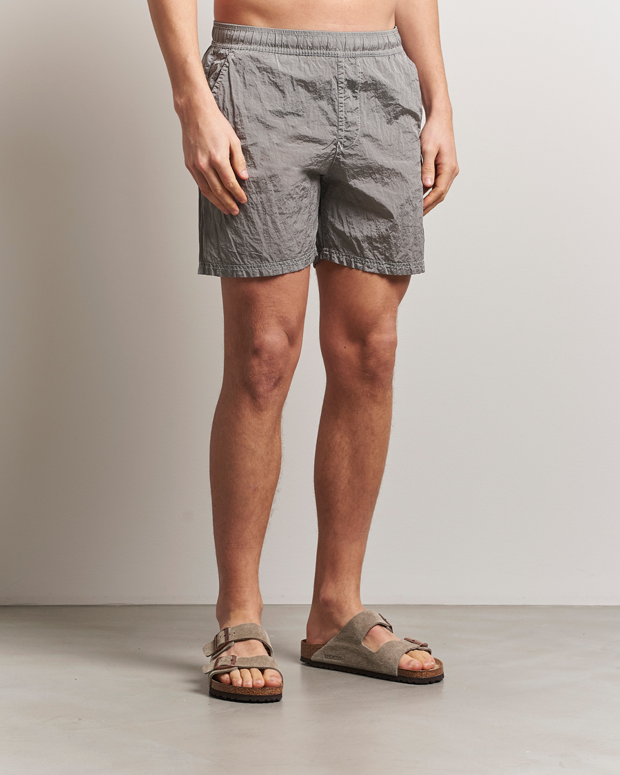 Men | Swimwear | Stone Island | Nylon Metal Econyl Swimshorts Pearl Grey