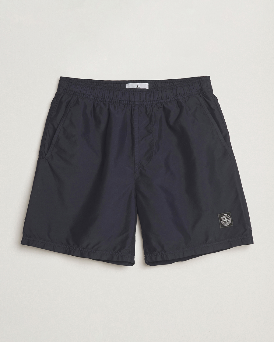 Men | Swimwear | Stone Island | Brushed Nylon Swimshorts Navy Blue