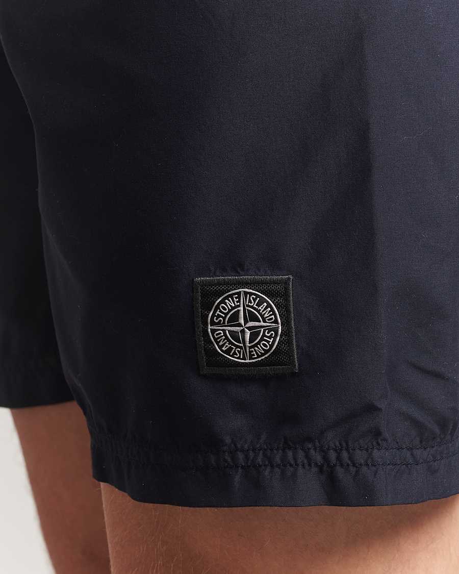 Men | Swimwear | Stone Island | Brushed Nylon Swimshorts Navy Blue