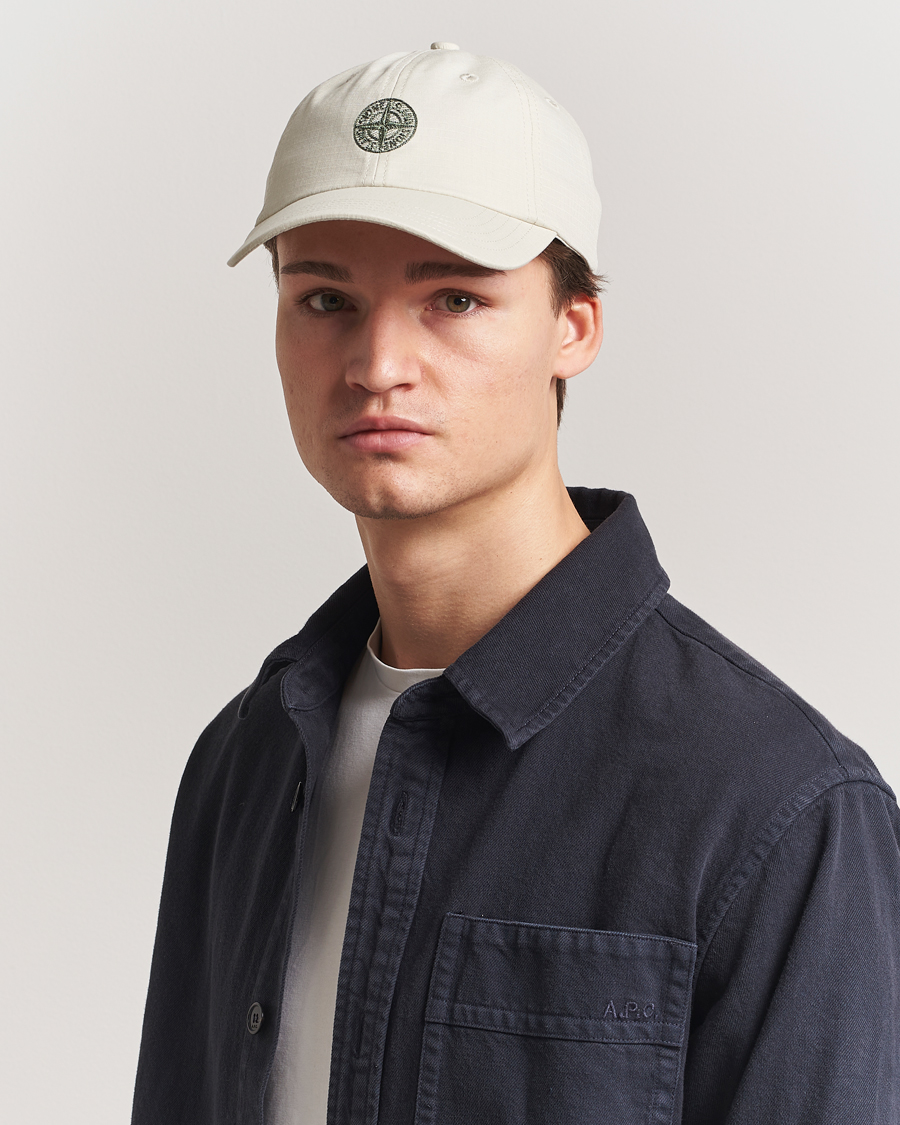 Men | Hats & Caps | Stone Island | Ripstop Cotton Cap Sand