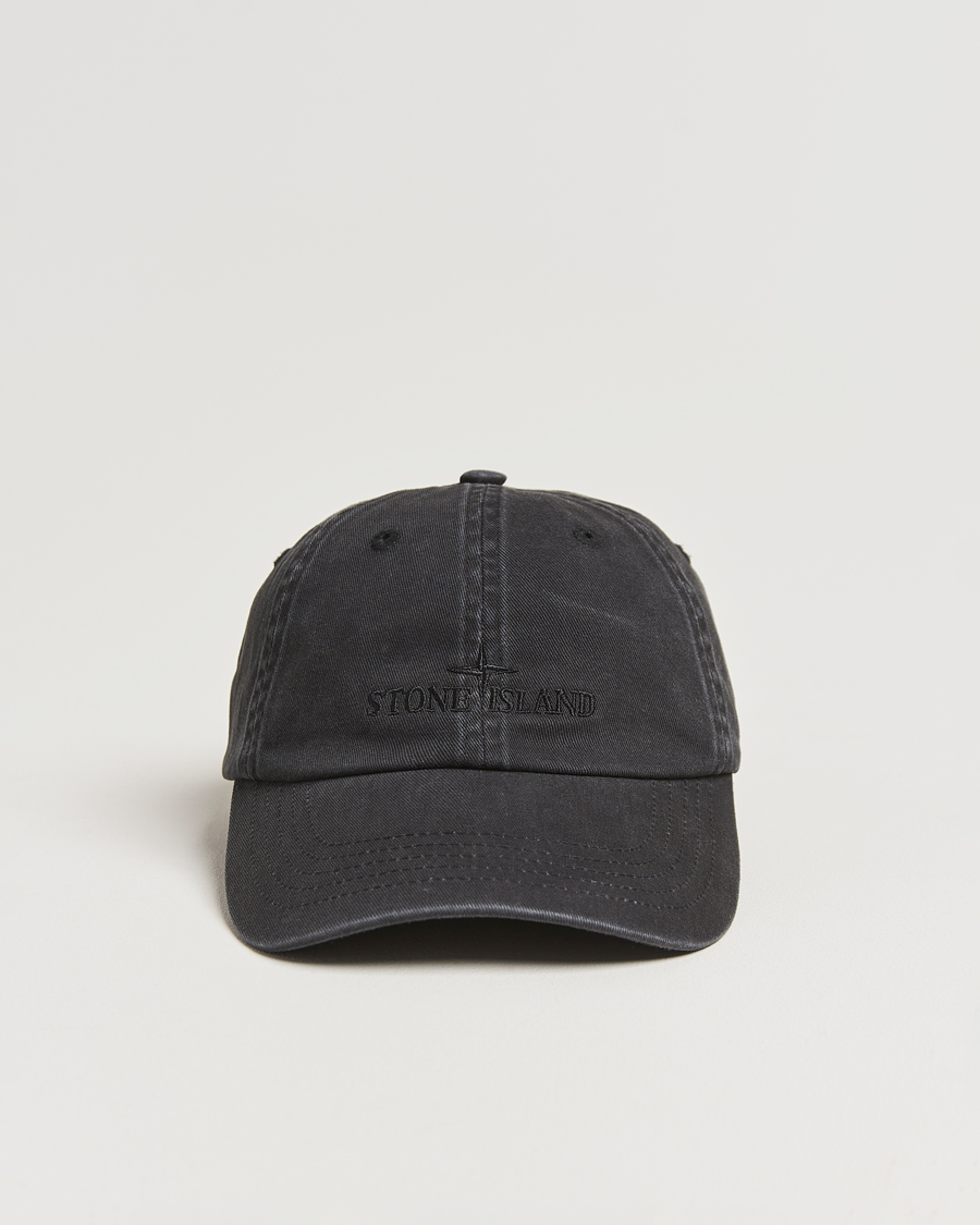 Men | Hats & Caps | Stone Island | Stone IslandCotton Gabardine CapBlack
