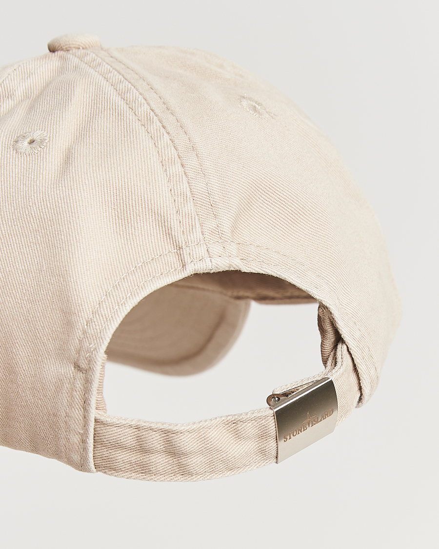Men | Hats & Caps | Stone Island | Cotton Gabardine Cap Desert