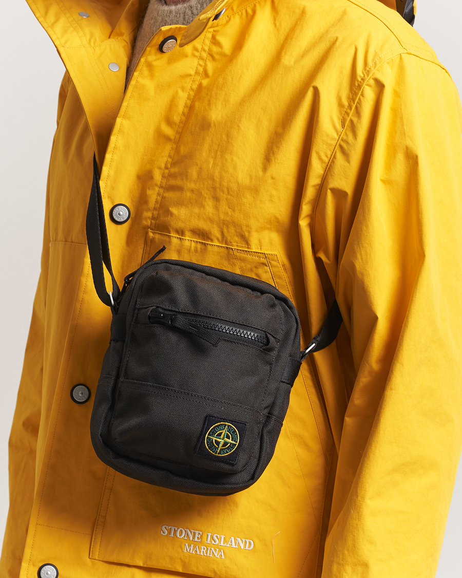 Men | Bags | Stone Island | Cordura Cross Body Bag Lead Grey