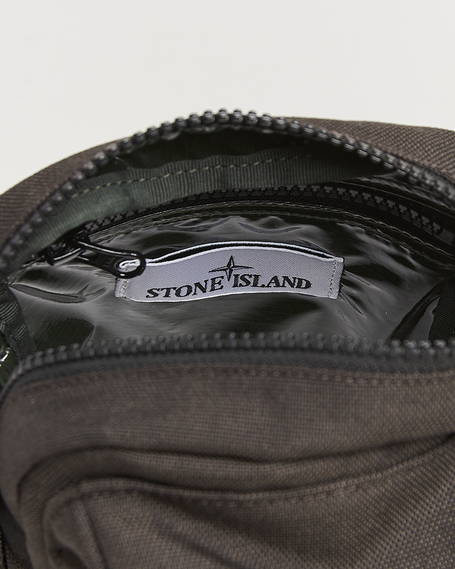 Men | Bags | Stone Island | Cordura Cross Body Bag Lead Grey