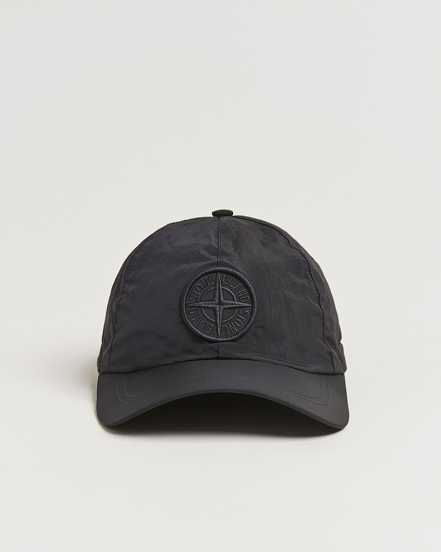Men | Hats & Caps | Stone Island | Nylon Metal Cap Black