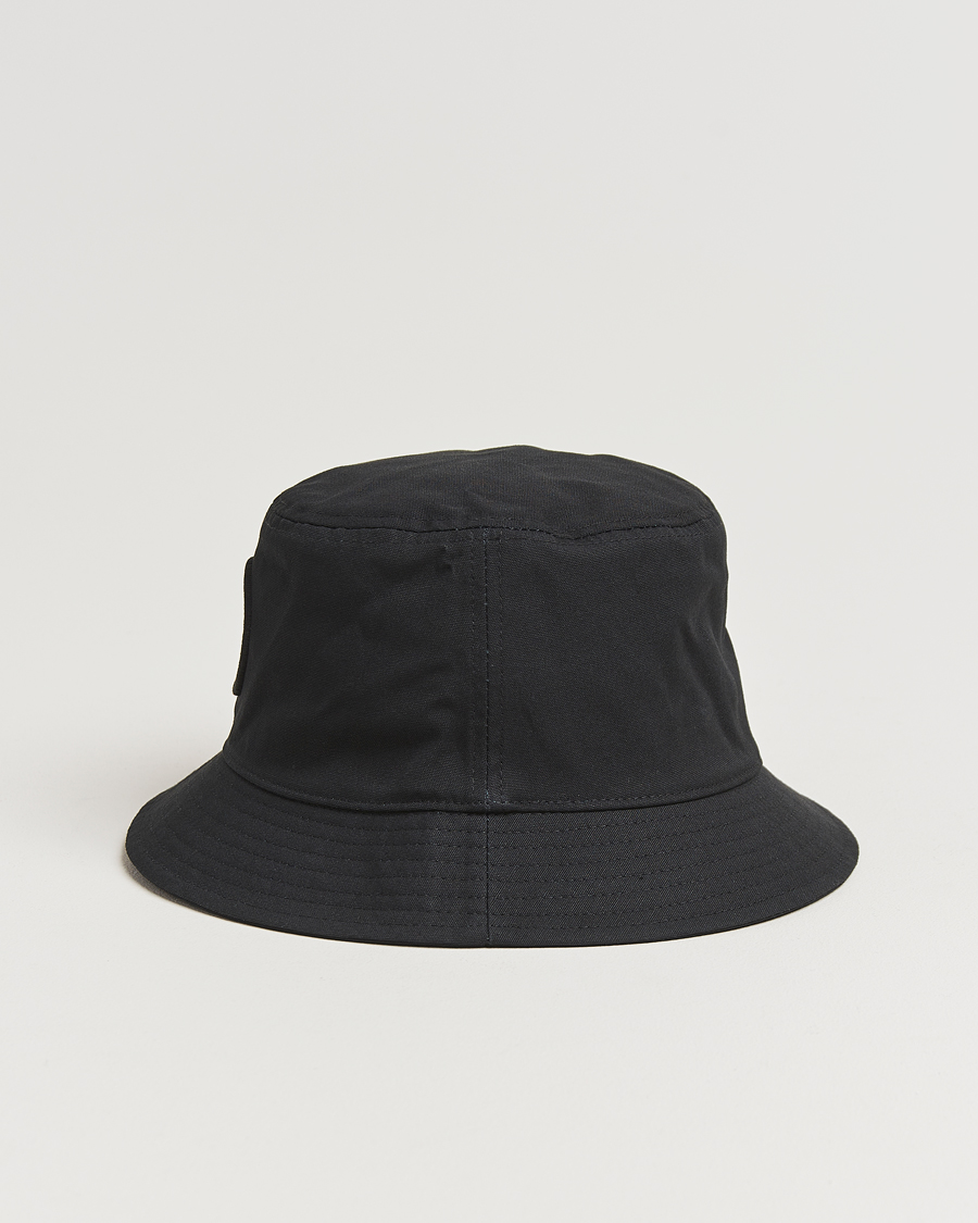 Men | Hats & Caps | Stone Island | Logo Bucket Hat Black