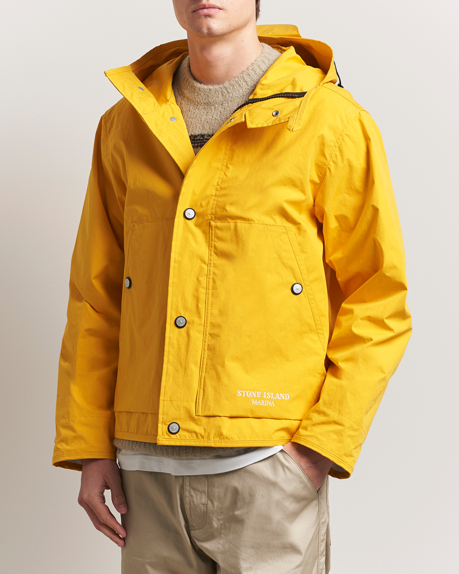 Men | Coats & Jackets | Stone Island | Marina Aluminum Tela Jacket Ochre